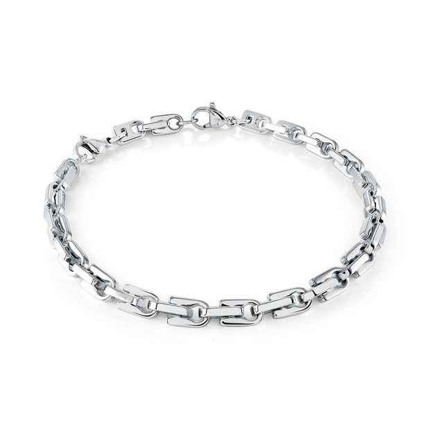 Stainless Steel Zipper Link Bracelet