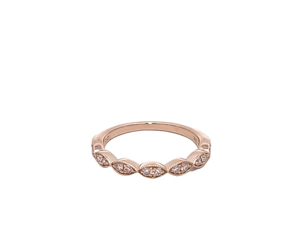 MARQUISE SHAPE DIAMOND WEDDING BAND