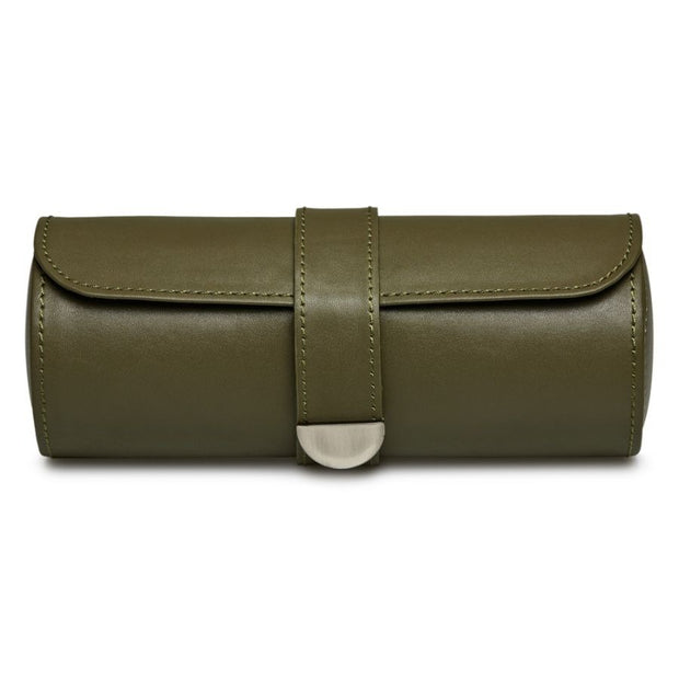 Wolf - Earth Triple Watch Roll - Olive