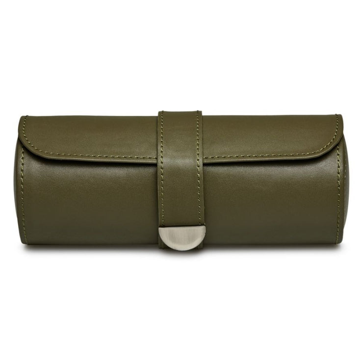 WOLF - Earth Triple Watch Roll - OLIVE