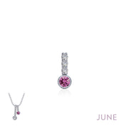 Lafonn- June Birthstone Love Pendant
