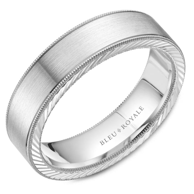 Bleu Royale Wedding Band