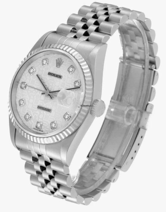 2004 Rolex Datejust - Silver Computer Dial