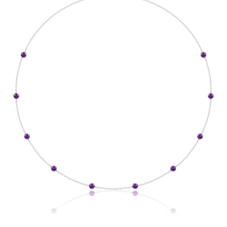 LUVENTE - AMETHYST BY THE YARD NECKLACE