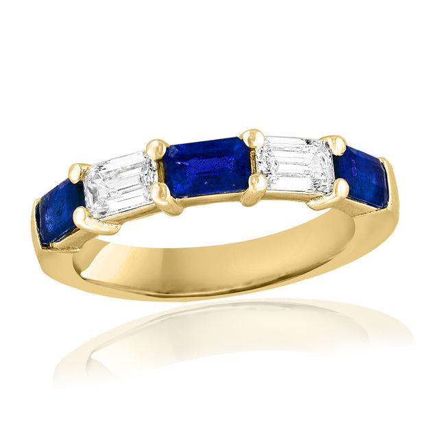 Sapphire & Diamond Band
