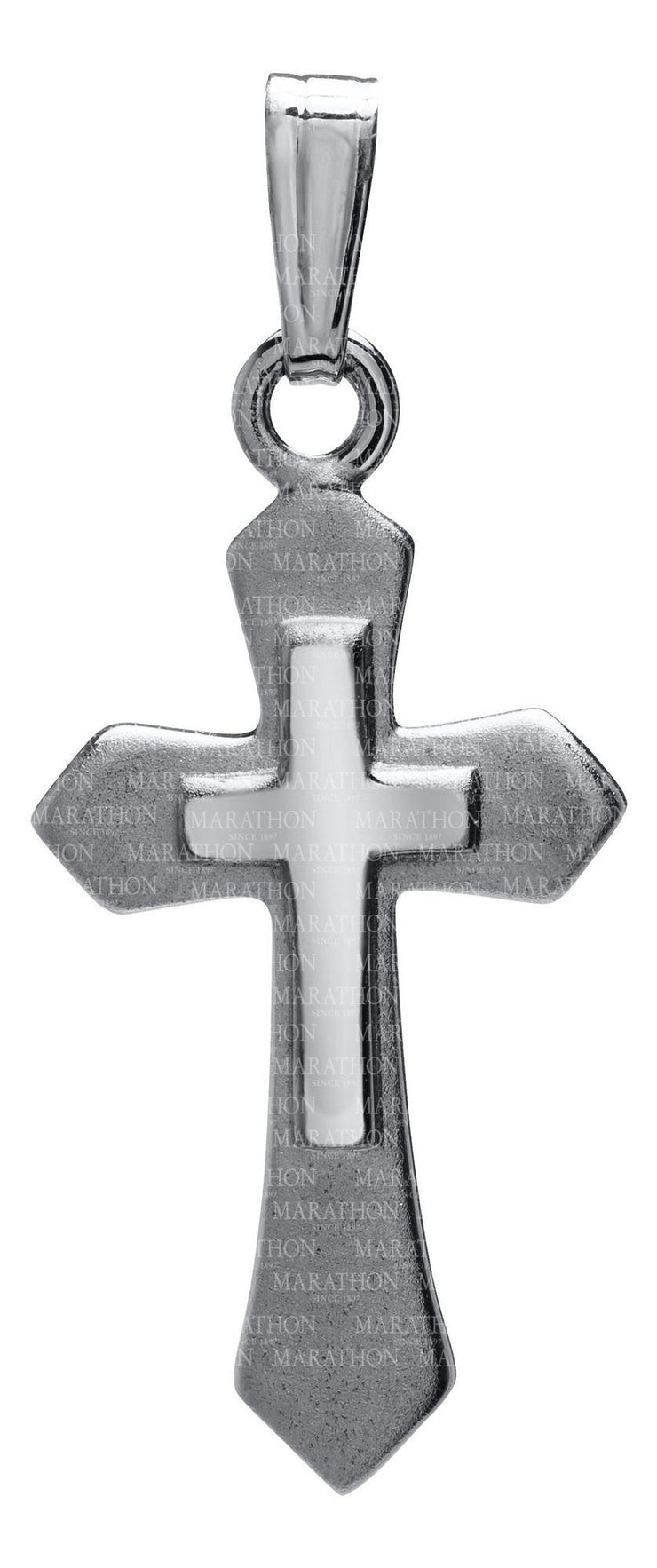STERLING SILVER CROSS NECKLACE