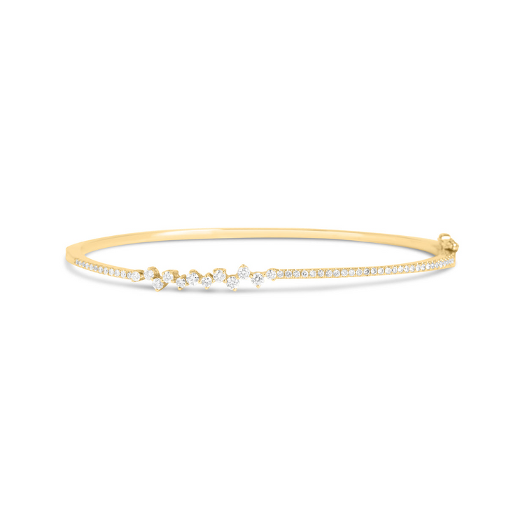 Diamond Cluster Bangle