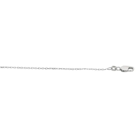 STERLING SILVER DIAMOND CUT CABLE CHAIN 24"