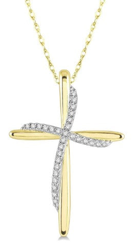 Ashi – Diamond Cross Pendant