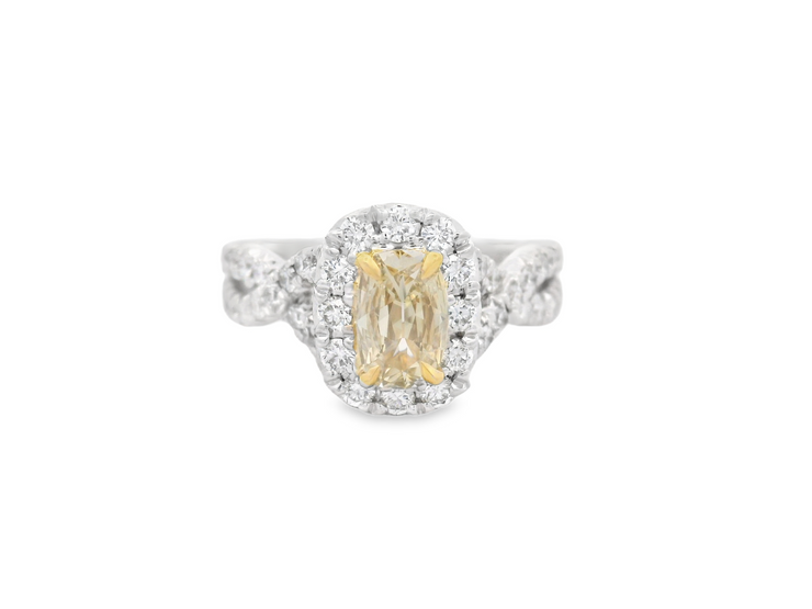 Yellow Diamond Engagement Ring
