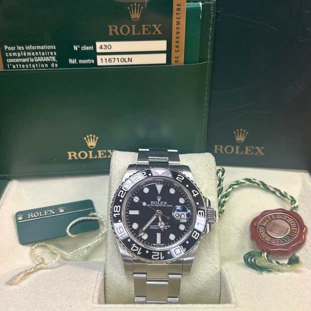 ROLEX GMT MASTER II 116710LN