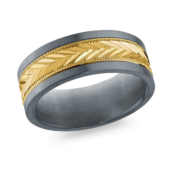 Gold & Tantalum Mardini Collection Wedding Band