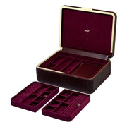 Wolf - Bella Large Jewelry Box - Bordeaux