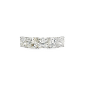 Cushion Cut Diamond 5 Stone Ring - 3 1/2 Ct