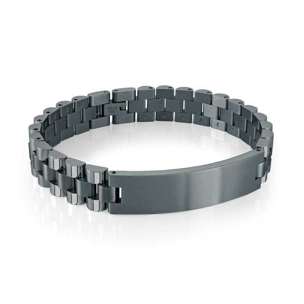 Rolex Style Link Nameplate ID Bracelet
