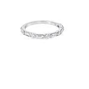 ALTERNATING SHAPES DIAMOND WEDDING BAND – 0.50 TCW