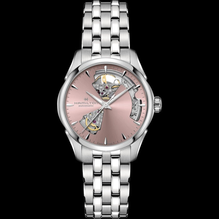 Hamilton - Jazzmaster Open Heart - Pink Dial