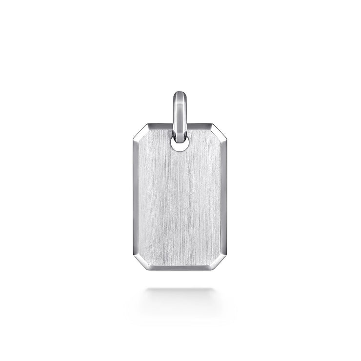 GABRIEL & CO - Sterling Silver Dog Tag Pendant