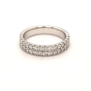 DOUBLE ROW DIAMOND BAND - 0.80 TCW