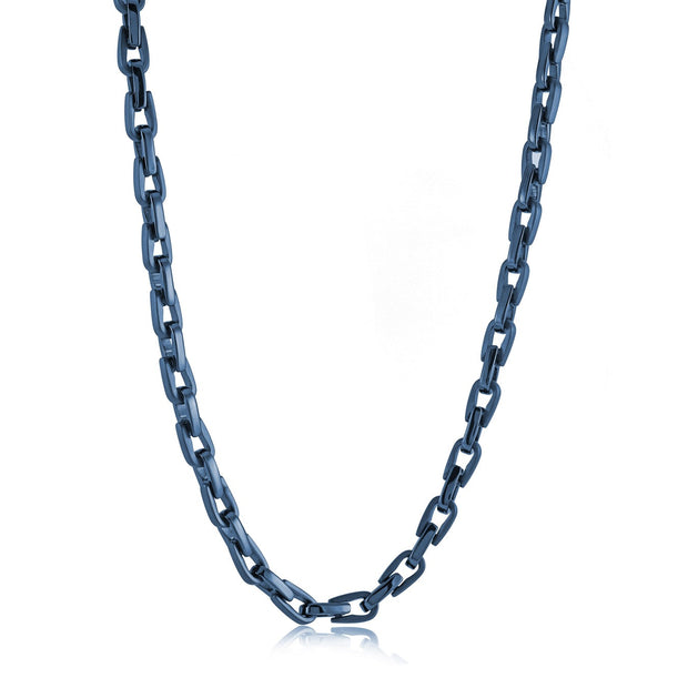 5.5mm Blue Stainless Steel Cylinder Chain