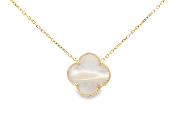 Mother of Pearl Clover Pendant
