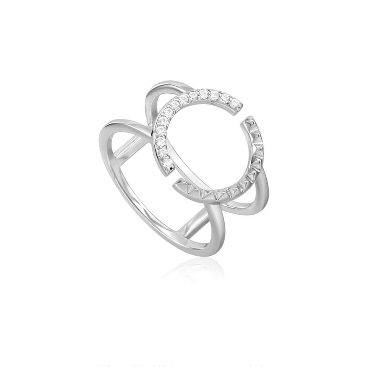 Ania Haie - Silver Spike Double Ring