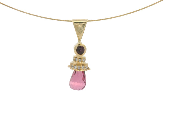Pink Tourmaline Pendant