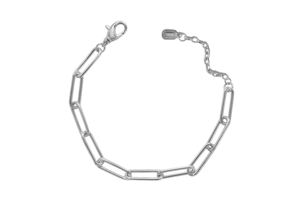 CHARM ERA - DIY Paperclip Bracelet- Silver