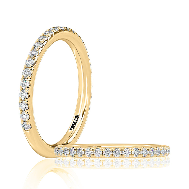 A Jaffe - Diamond Wedding Band - 1/3 Ct