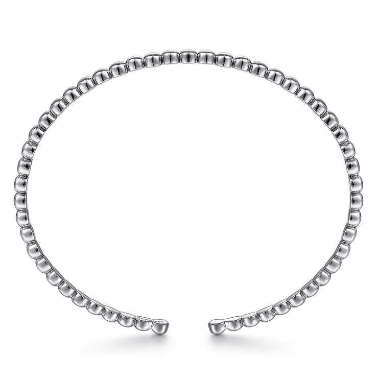 GABRIEL & CO - WHITE GOLD BANGLE BRACELET