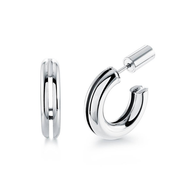 Silver Hoop Earring