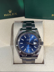 2017 Rolex Datejust - Blue Dial