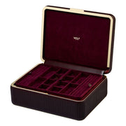 Wolf - Bella Large Jewelry Box - Bordeaux