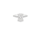 Diamond Engagement Ring - 2 1/2 Ct Cushion Center