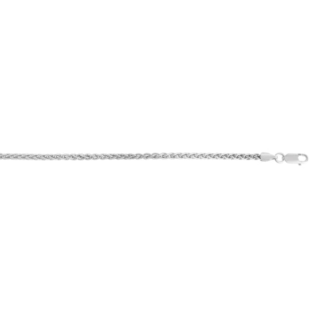 STERLING SILVER WHEAT CHAIN 24"