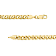 YELLOW GOLD MIAMI CUBAN CHAIN 22"