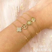 SHY CREATION - DIAMOND CLOVER BRACELET