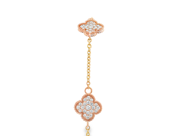 Diamond Clover Bracelet