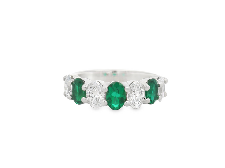 Emerald & Diamond Ring