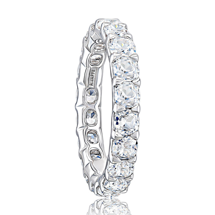 A Jaffe - Cushion Cut Diamond Eternity Band