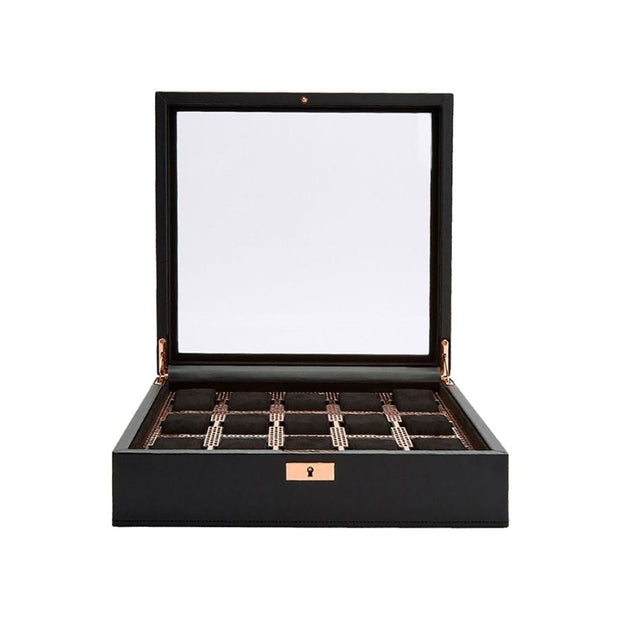 Wolf - Axis 15 Piece Watch Box - Copper