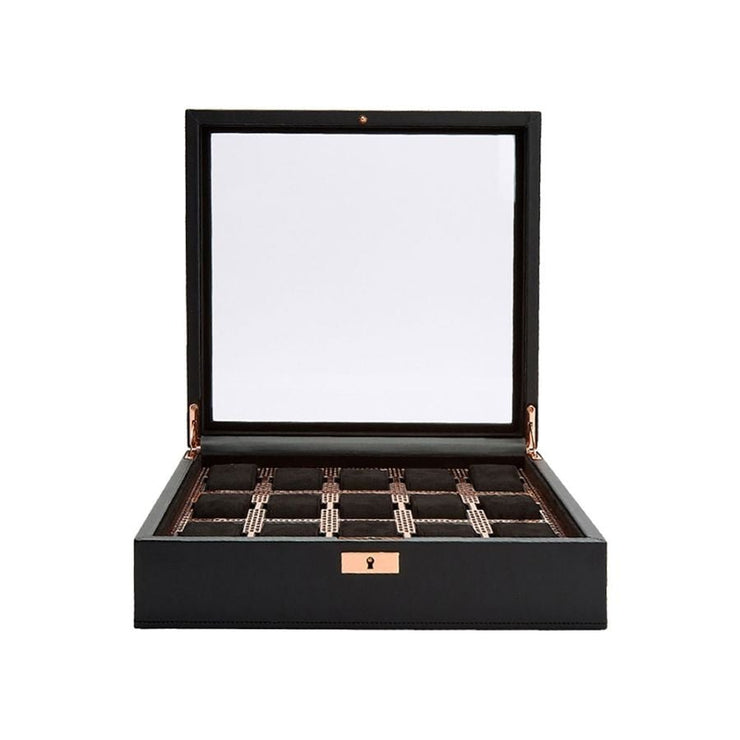 Wolf - Axis 15 Piece Watch Box - Copper