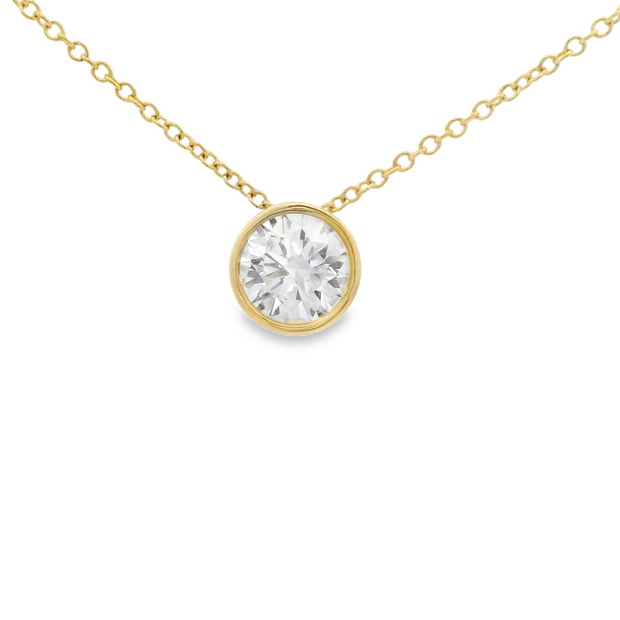 Diamond Solitaire Pendant - 1 Ct