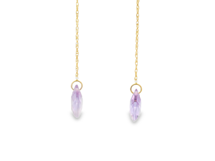 Amethyst Dangle Earrings