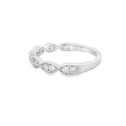 Diamonds Forever - Illusion Marquise Diamond Wedding Band