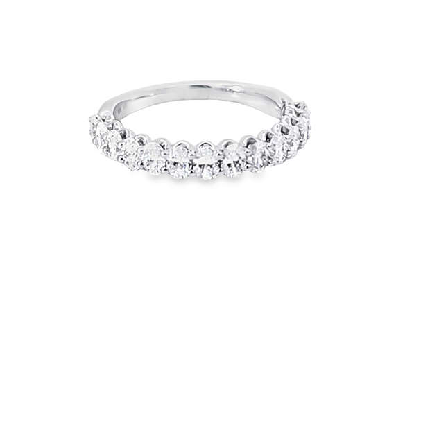 OVAL DIAMOND WEDDING BAND – 1.10 TCW