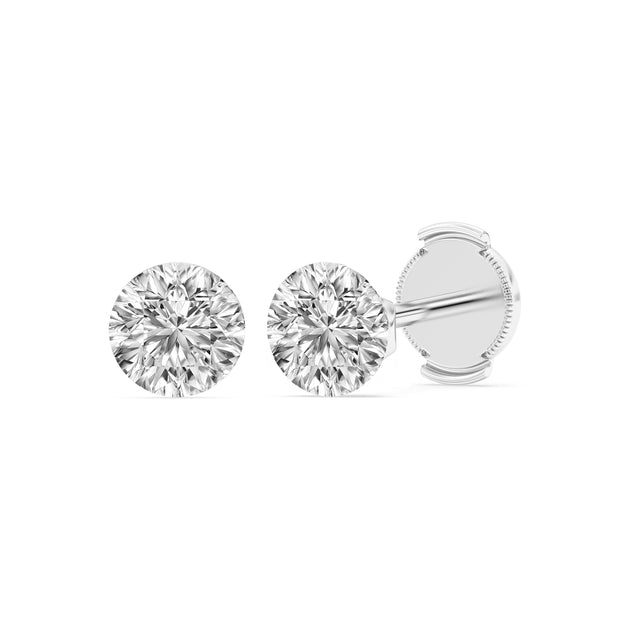 Bare Brilliance Lab Grown Diamond Stud Earrings 2.49Cttw