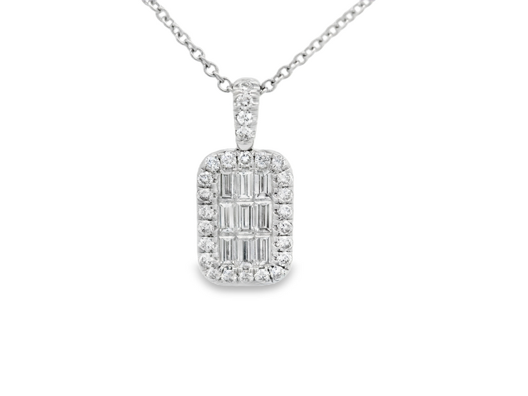 DIAMOND BAGUETTE PENDANT