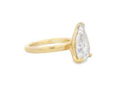 Pear Diamond Solitaire Engagement Ring
