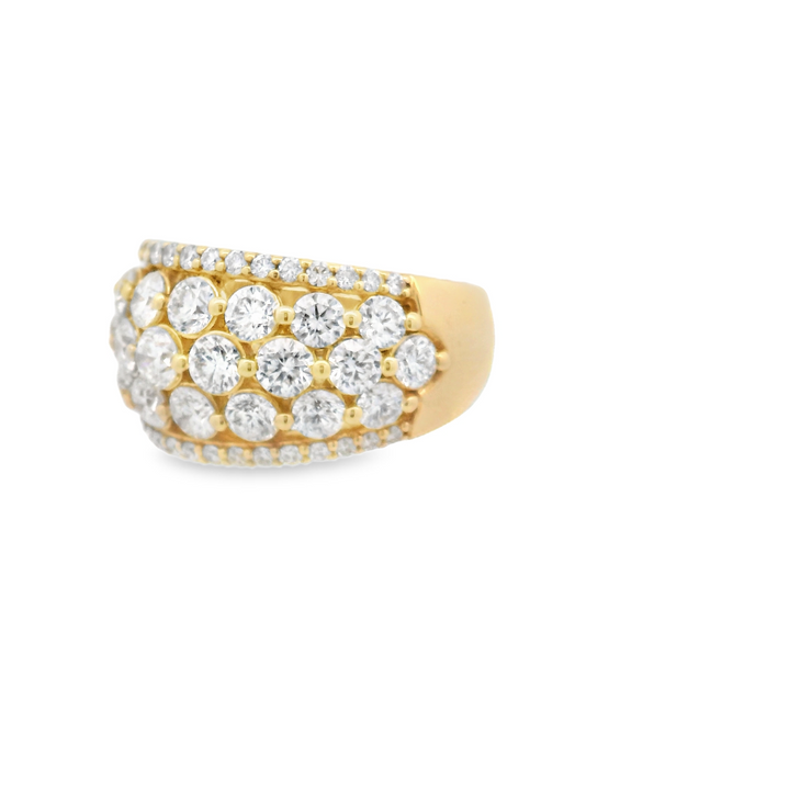 A Jaffe - Domed Diamond Band - 2 3/4 Ct